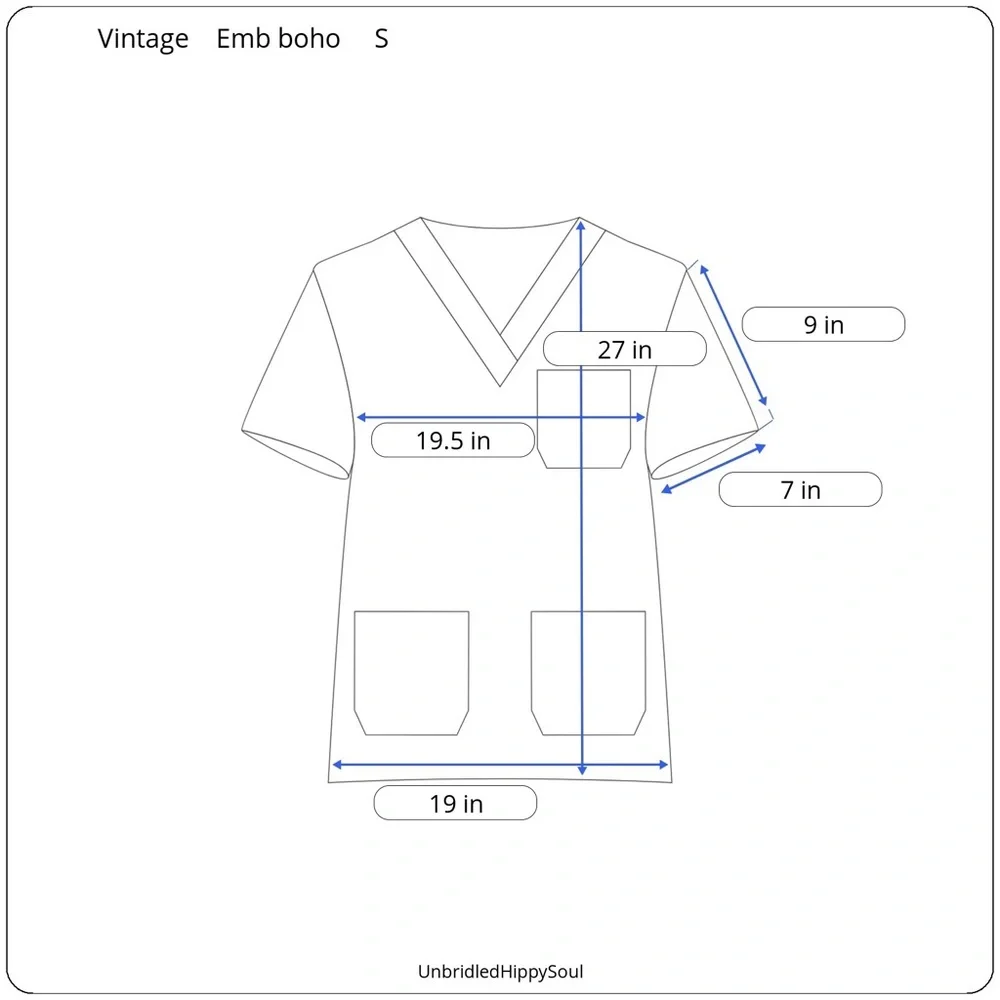 Vintage Embroidered Made in Mexico  Dark Blue Heavy Linen Top - Picture 16 of 16